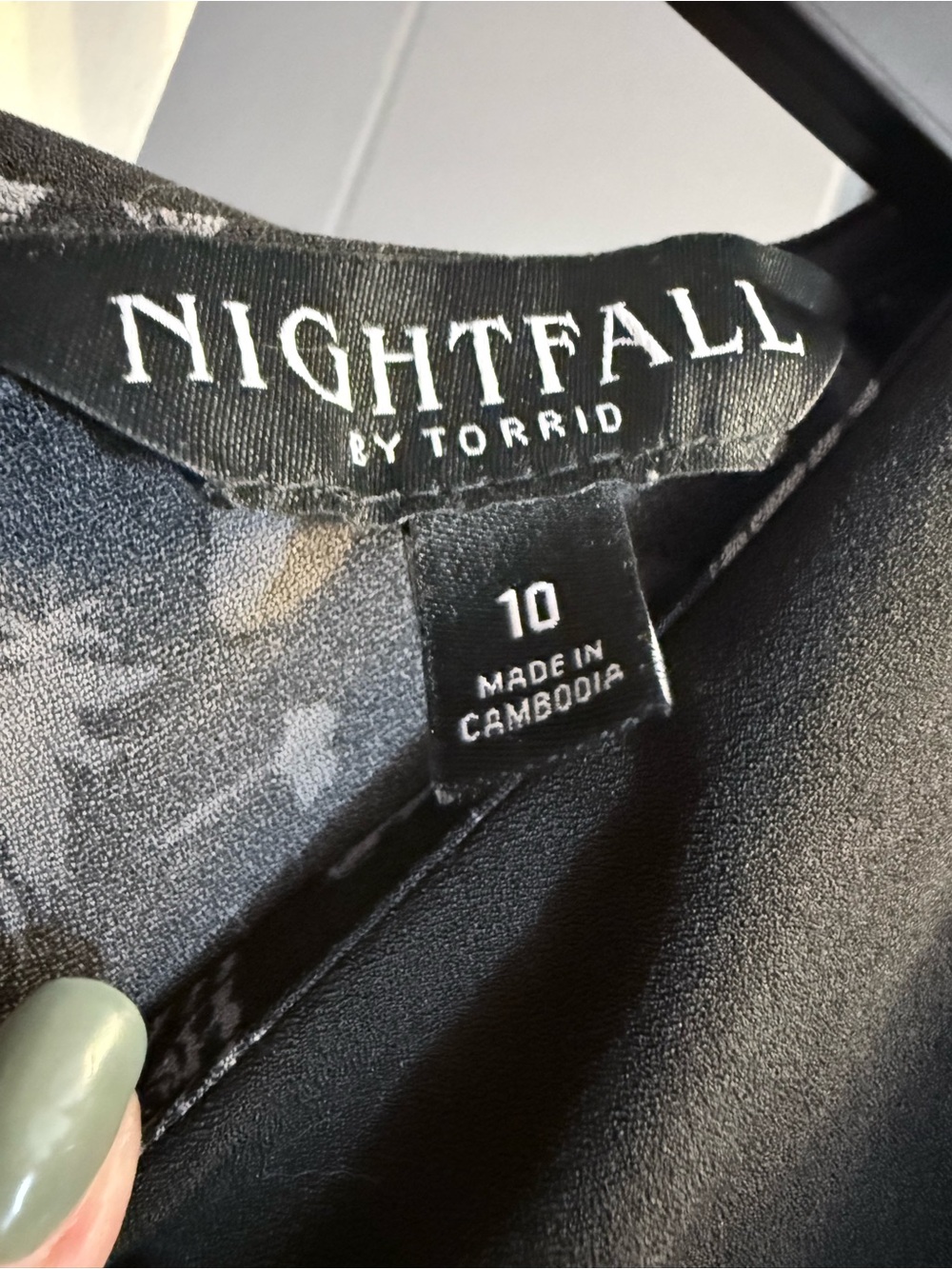 torrid Nightfall Black Skull-Print Dress - Picture 2 of 3